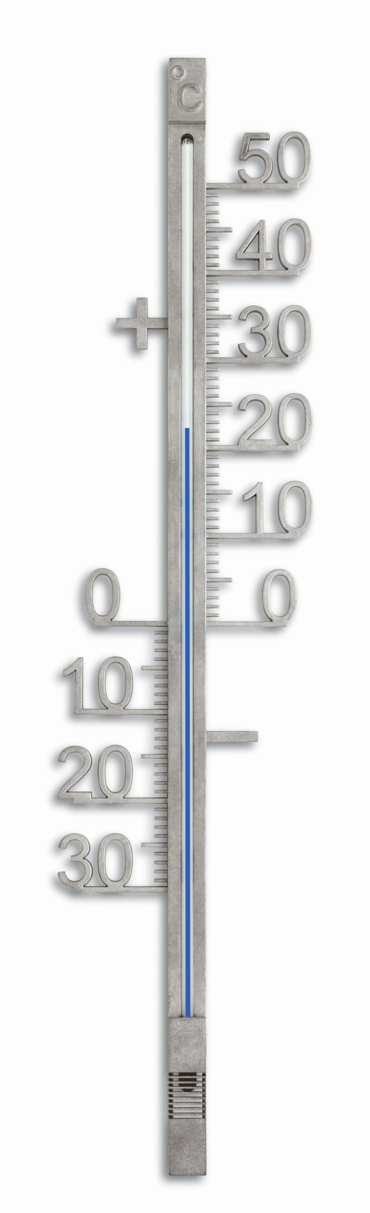 Utomhustermometer, metall, 43 cm