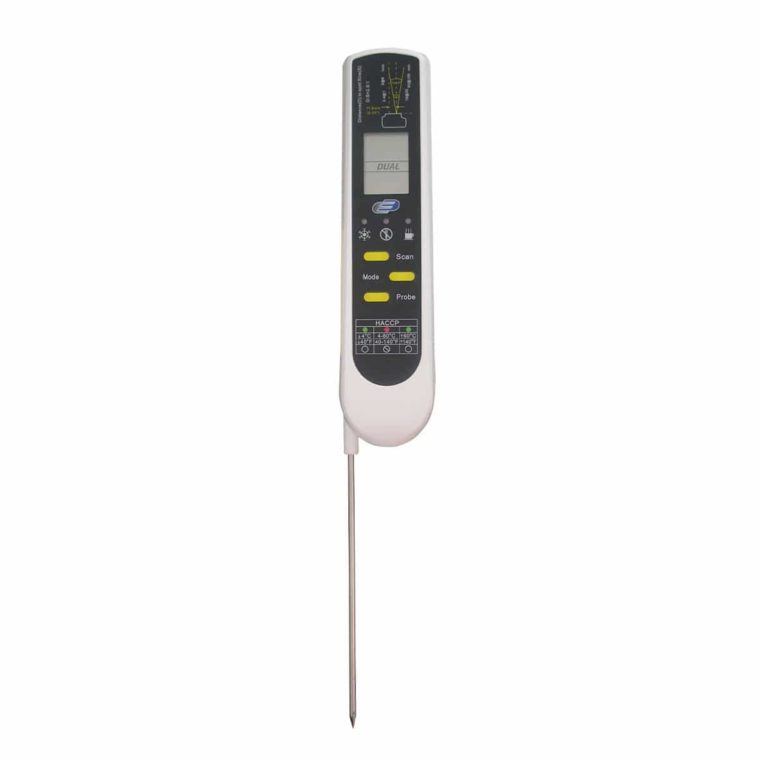 Termometer med infraröd och insticksgivare - Bild 2