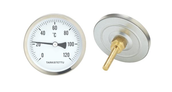 Bimetallilämpömittari 100 x 63 mm