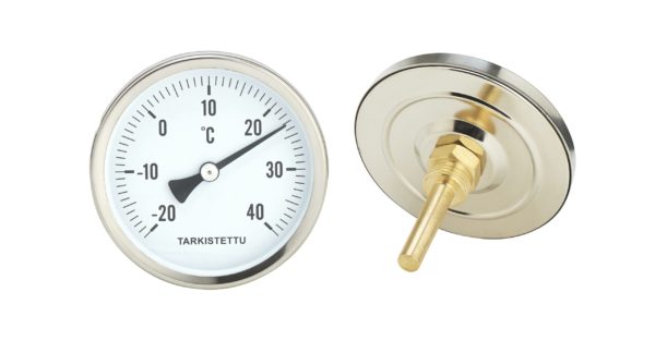 Bimetallilämpömittari 100 x 63 mm, -20..+40°C