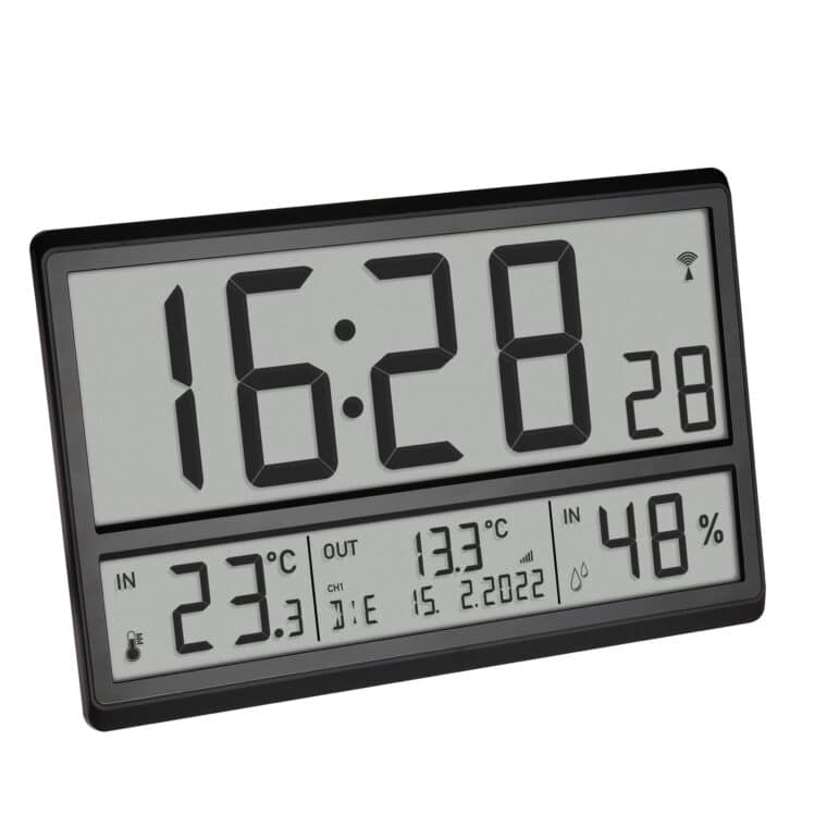 Termometer och klocka med stor display - Bild 4