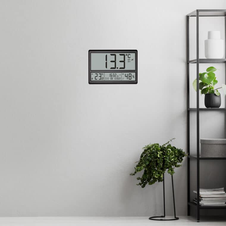 Termometer och klocka med stor display - Bild 6